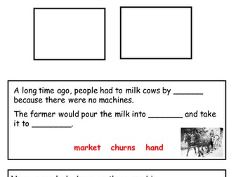 Milk: Then and Now, Year 1 - 2