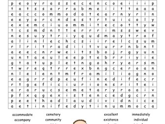 Year 5 and 6 Spelling Word searches - New Curriculum