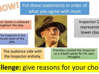 An Inspector Calls- Inspector Goole 