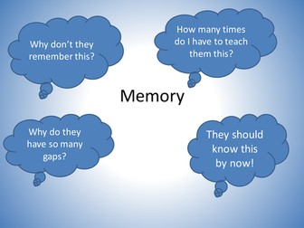 Memory Staff Meeting