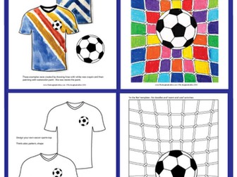 Football, sport themed  art, design and classroom decor resource