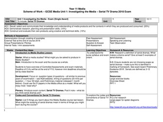 AQA Media Studies for the 2016-2018 Exam: Serial TV Drama (Investigating the Media) 4810