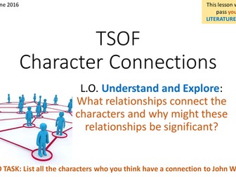 The Sign Of Four - Character Lesson