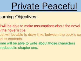 Private Peaceful SOW