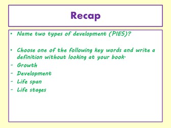 Level 2 health and social care unit 1 -  self esteem and self image lesson