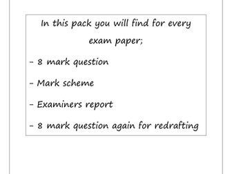 Edexcel Health and social care level 2 - 8 mark question focus - Unit 1