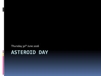 Asteroid day 30th June 