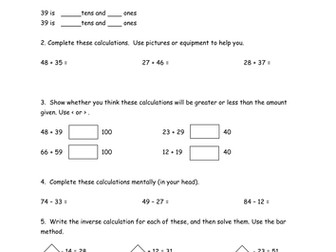 Gap Spotting for Year 2 ARE and Greater Depth Maths