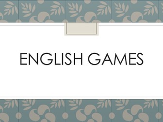 Fun English Games 