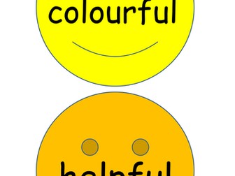 Suffix display cards (ment, ness, less, ly and ful)