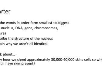 Mitosis New AQA 2016 specification