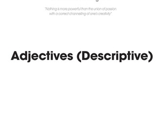 Spanish Adjectives worksheets