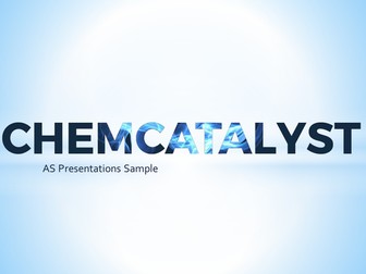 AS Chemistry SAMPLE by ChemCatalyst