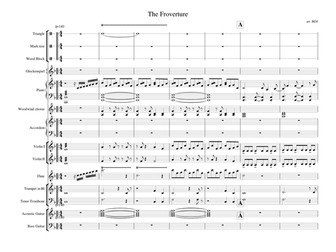 Frozen songs arranged for mid level small orchestra