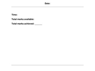 End of Year 7 Assessment with Grades for the New GCSE specifications.