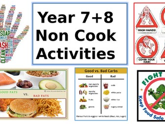 Non cook activity booklet Yr7/8