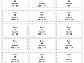 Loop game - divide by 10