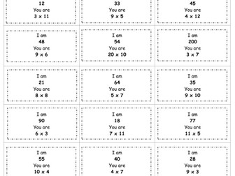 Loop game - times tables