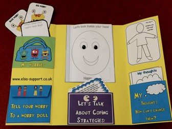 My Worries and Fears Lapbook resource pack