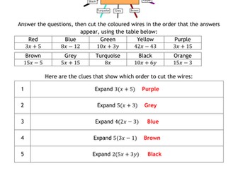 Defuse The Bomb - Algebra Bundle