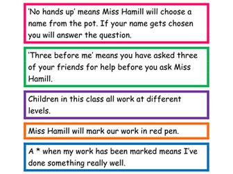 Each One Teach One Transition Cards