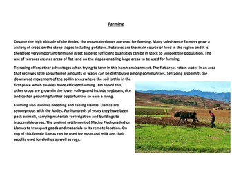 GCSE Fold Mountains Case Study