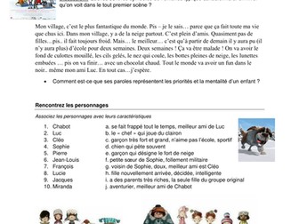 Guerre des tuques - Activities for the film