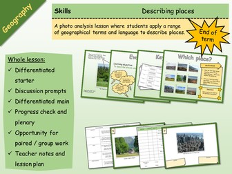 Geography - Skills - Describing Places