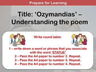 AQA 9-1 Power and Conflict - Ozymandias