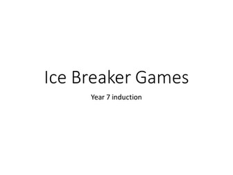 A selection of ice breaker games to engage students and encourage teamwork