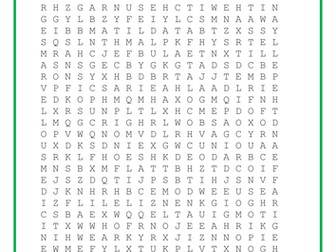 Large Roald Dahl Books Wordsearch