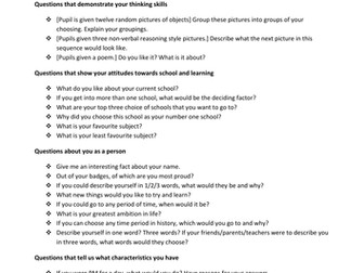 11 plus interview questions