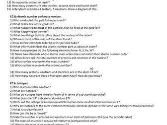 CC3 new specification Atomic Structure