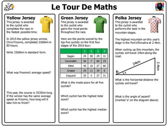 Tour de Maths