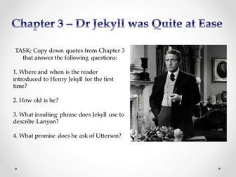 The Strange Case of Dr Jekyll and Mr Hyde - Chapter 3
