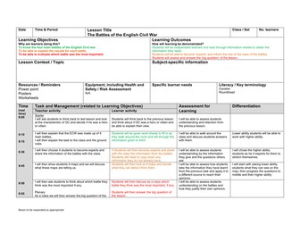 Battles of the English Civil War