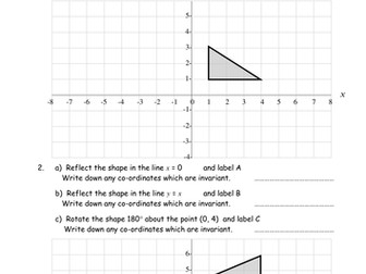 Invariance of co-ordinates