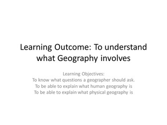 Introduction to Geography