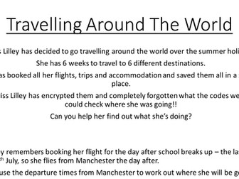 Around the World mix of low ability topics (up to Grade 2)
