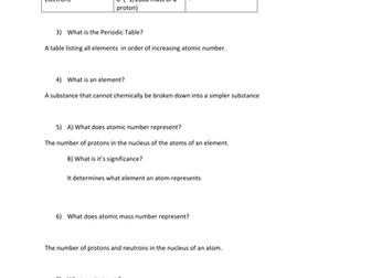 Foundation Chemistry Answers