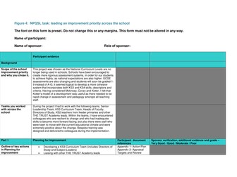 NPQSL (New Framework)