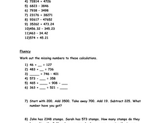 year 5 maths worksheet bundle teaching resources