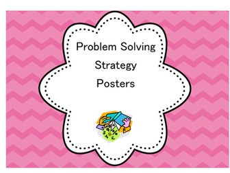 Problem Solving Strategy Posters