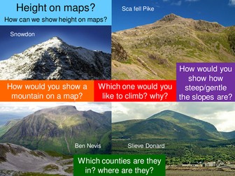 height on maps
