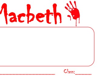 Macbeth Reinvented SOW 2016