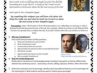 CORRECTED-Tutankhamun Webquest - Student Worksheet