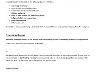 Spartan Art ICT Activity