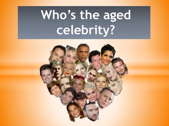 End of Year Quiz - Who's the aged celebrity