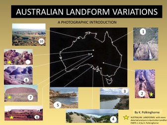 Landform variations in Australia-a photograph and map introduction