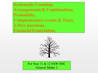 Counting Methods & Probability